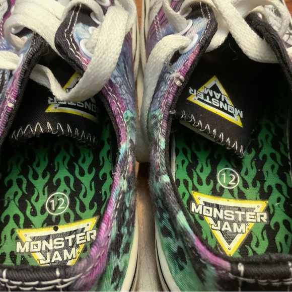 Kids Monster Jam Fashion Sneakers sz 12 - Picture 5 of 7